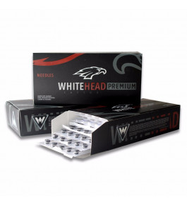 Agulha White Head Premium - Traço RL - 035mm - Caixa com 50 Unidades