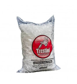 Batoque Translúcido Trestini S/Base - Tamanho M - Caixa com 1000 Unidades