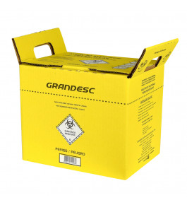 Coletor de Perfuro Cortante Amarelo 3,0L